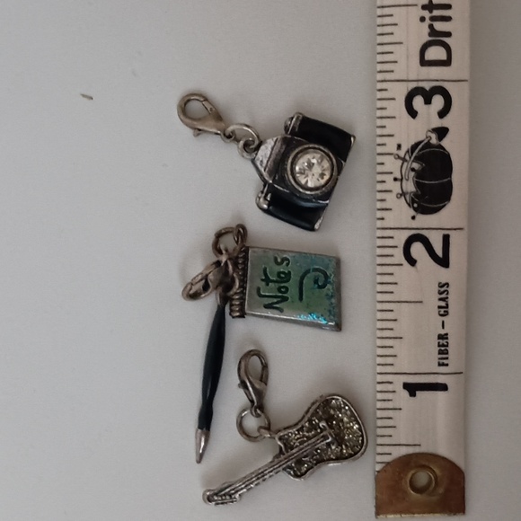 Camera, Notepad, and Guitar Charms - Picture 5 of 5